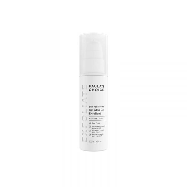 8% AHA gel exfoliant